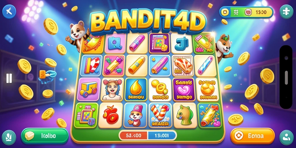 Tangkapan layar menunjukkan gameplay seru Bingo di BANDIT4D.